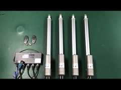 12V 24VDC Hall Effect Linear Actuator แบบซิงโครนัส 100% ภายใต้ตัวควบคุมสถานการณ์ใดๆ