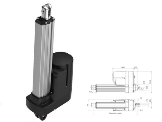 25~1000mm Heavy Duty Industrial Electric Linear Actuator DC Linear Motor  IP69K