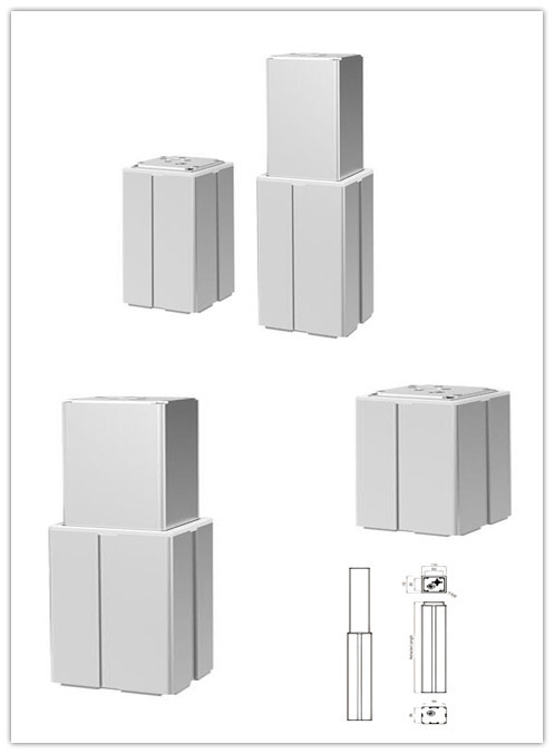 Adjustable Electric Operation Table Lifting Columns DC Telescopic Pillar Actuators