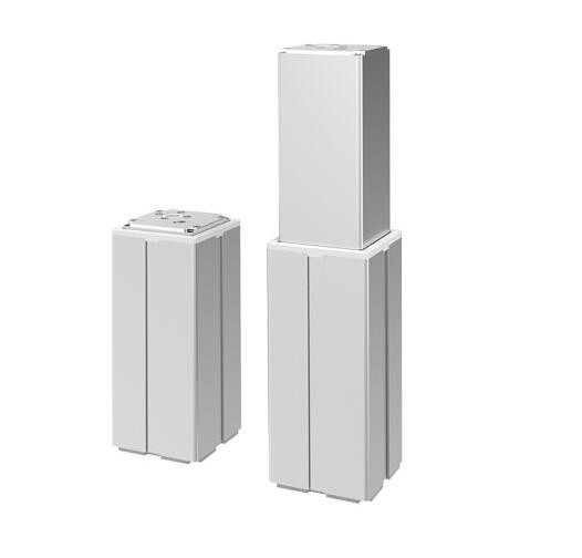 3-Stage Extruded Aluminum Column 3000N Telescopic Actuator For Medical Equipment
