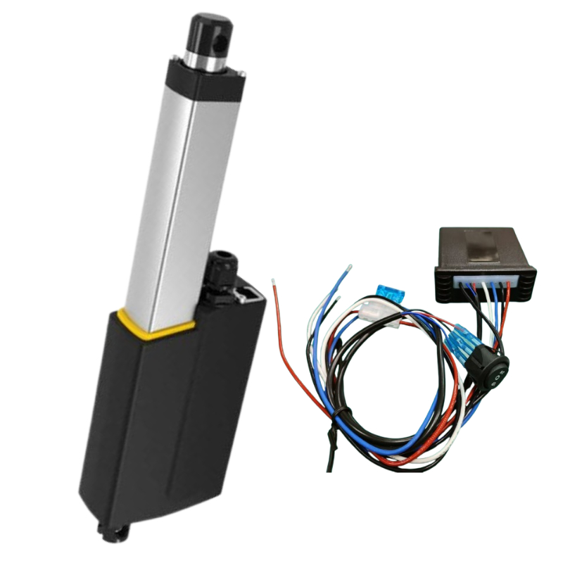 Compact and Silent 12V-24V DC 6000N Waterproof Electric Linear Actuator with Manual Drive