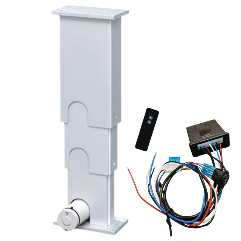 Electric 3-Stage Lifting Column 200KG Load Telescopic Actuator for Adjustable Platform 24V DC